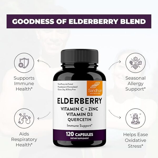 Reseña Del Suplemento Natural Elderberry Vitamin C y Zinc - Image 2