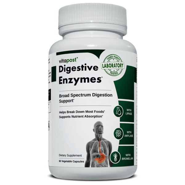 Reseña De Digestive Enzymes: Mejor Digestión y Salud Intestinal