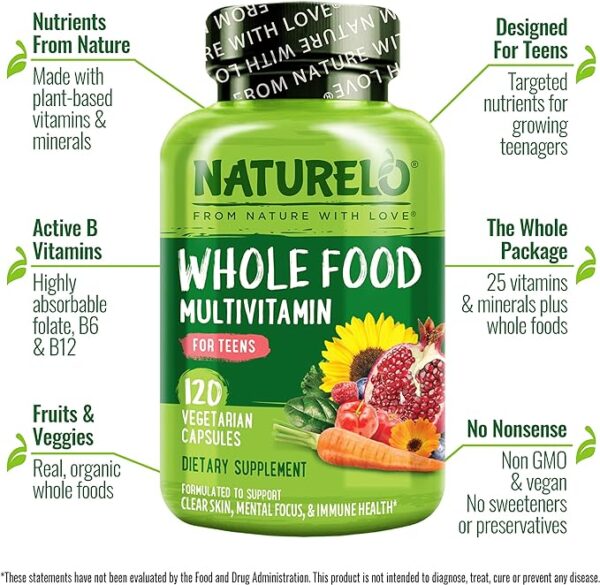 NATURELO Multivitamínico Para Adolescentes Reseña - Image 3