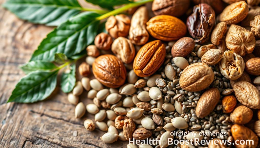 Nueces y semillas nutritivas